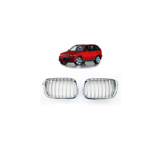 Calandre / calandre sport chromée compatible avec BMW X5 E53 99-03