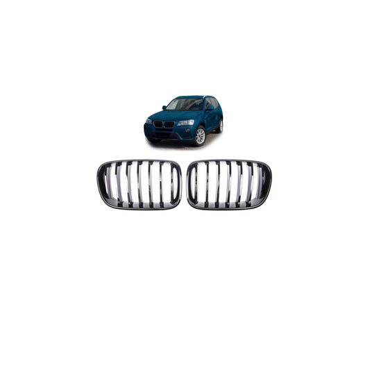 Calandre / Calandre sport noir brillant compatible avec BMW X3 F25 10-14