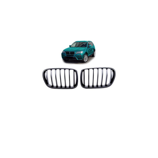 Calandre / calandre sport simple noir mat adaptée pour BMW X3 F25 10-14