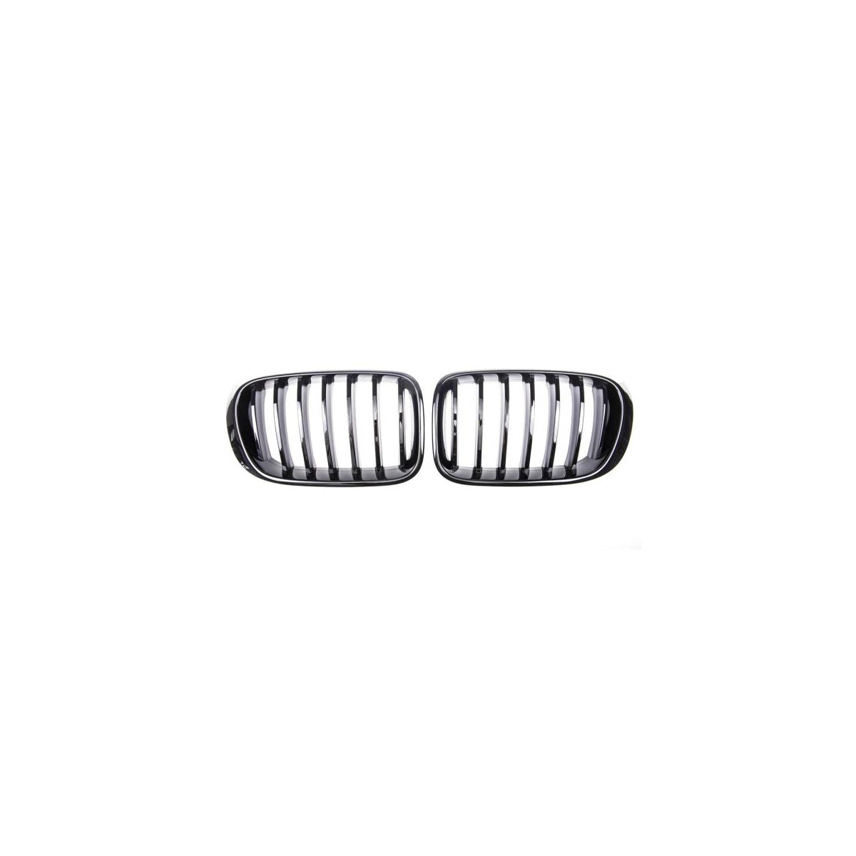 Calandre sport simple noir brillant compatible BMW X3 F25 X4 F26 14-17
