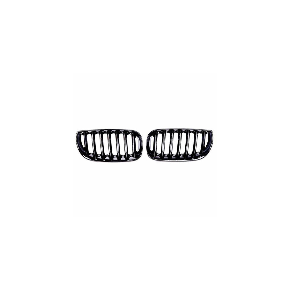 Calandre sport compatible avec BMW X3 E83 03-06 noir brillant