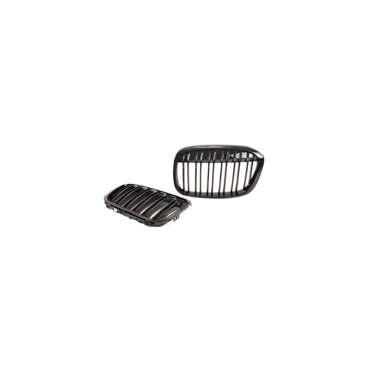 Calandre sport pour BMW X1 F48 14-19 noir brillant
