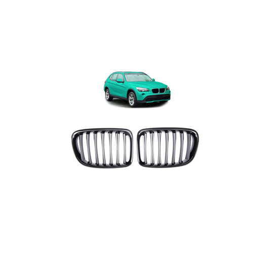 Calandre sport compatible avec BMW X1 E84 09-15 noir brillant