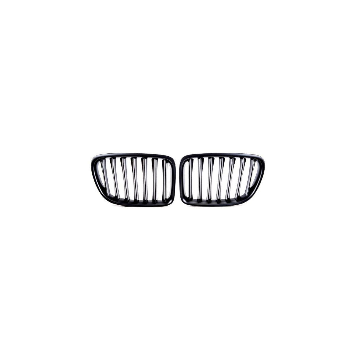 Calandre sport simple pour BMW X1 E84 09-15 noir mat