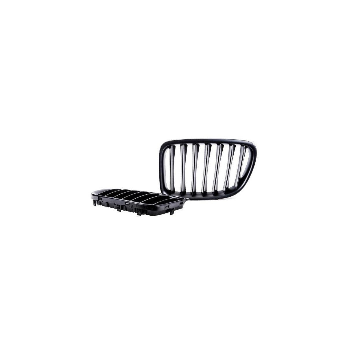 Calandre sport simple pour BMW X1 E84 09-15 noir mat