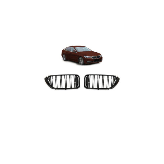 Sportgrill Kühlergrill passend für BMW 6er Gran Turismo G32 17-20 glanz schwarz
