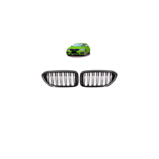 Calandre sport compatible avec BMW Série 5 G30 / G31 16-20 noir brillant