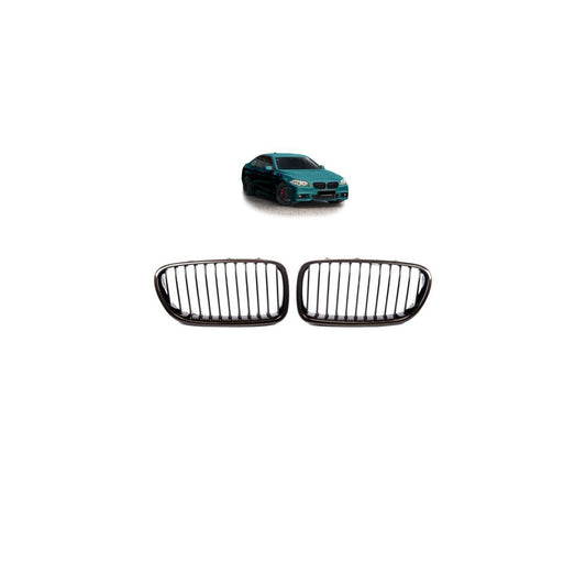 Calandre sport compatible avec BMW Série 5 F10 / F11 10-18 aspect carbone