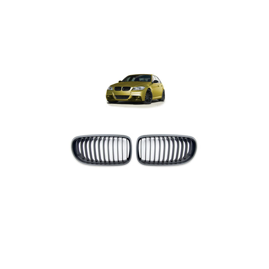 Calandre sport pour BMW Série 3 E90 / E91 08-11 noir mat