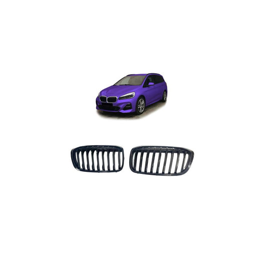 Calandre sport pour BMW Série 2 F45 / F46 18-21 noir brillant