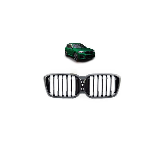 Calandre sport compatible avec BMW X3 G01 / X4 G02 21- noir brillant