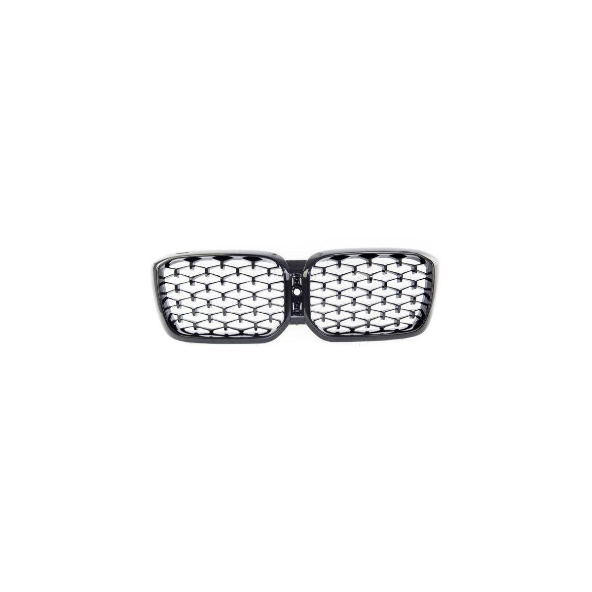 Calandre sport pour BMW X3 X4 à partir de 2021, style diamant, noir brillant