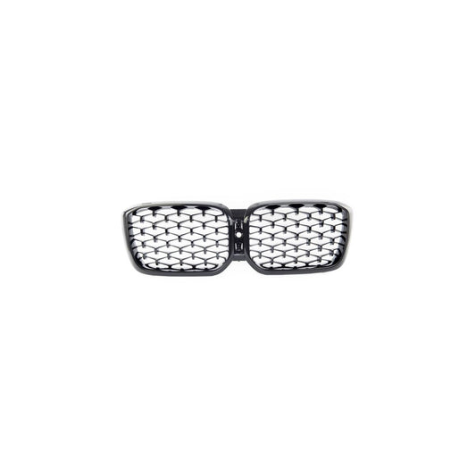 Calandre sport pour BMW X3 X4 à partir de 2021, style diamant, noir brillant