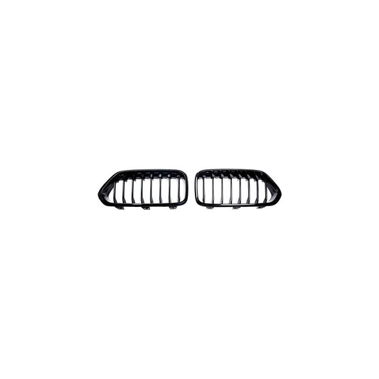 Calandre sport pour BMW X2 F39 17-23 noir brillant