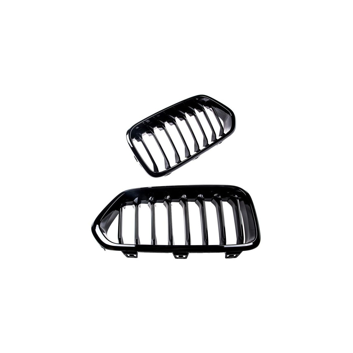 Calandre sport pour BMW X2 F39 17-23 noir brillant