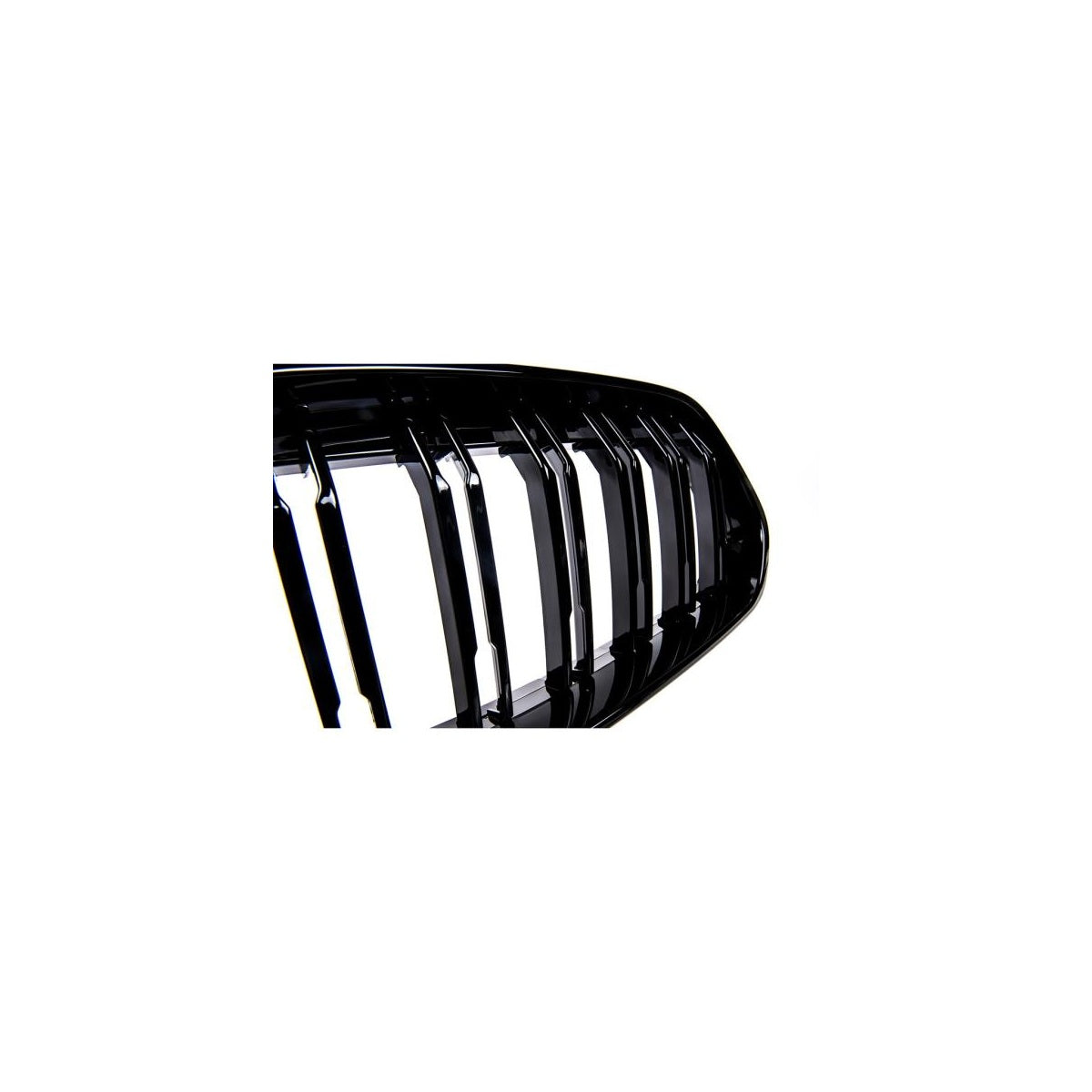 Calandre sport double barrette compatible avec BMW X2 F39 17-23 noir brillant