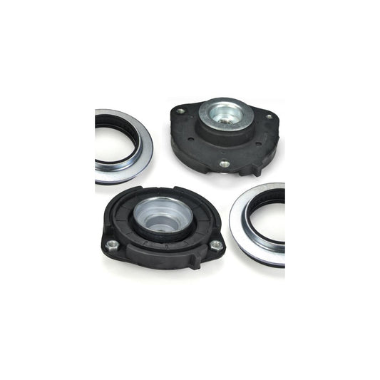 2x Domlager VA schwarz passend für VW Golf 5, Jetta 3, CADDY 3, Passat