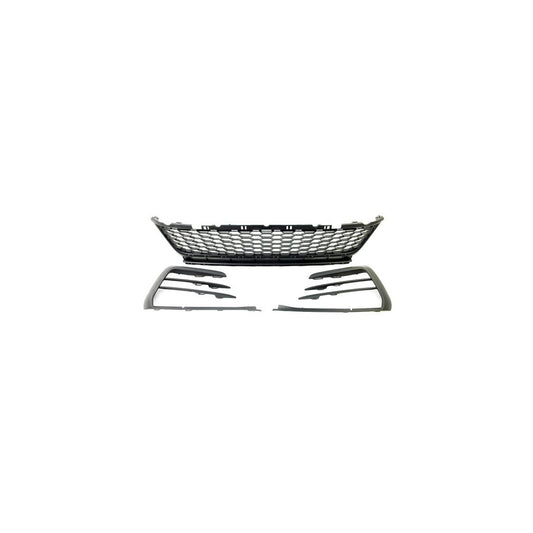 Grille de pare-chocs en 3 parties noir brillant pour VW Golf 7 GTI GTD Kit