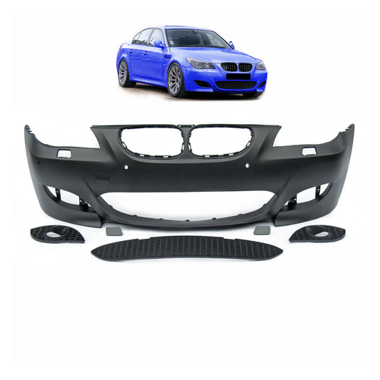 Pare-chocs avant adapté pour BMW Série 5 E60 E61 Facelift 2007–2010 avec PDC & lave-phares
