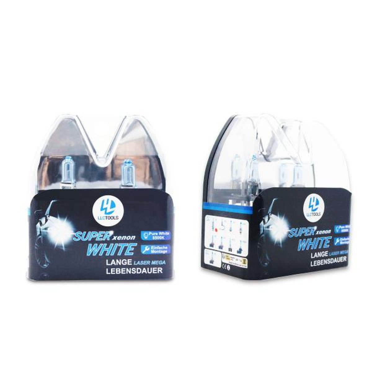 2er Set H1 55W Xenon Style Look Lampen Weiß Halogen Birnen Autolampe GLÜHBIRNEN