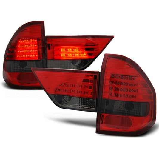 LED Rückleuchten passend für BMW X3 E83 Bj. 04-06 Rot/Smoke