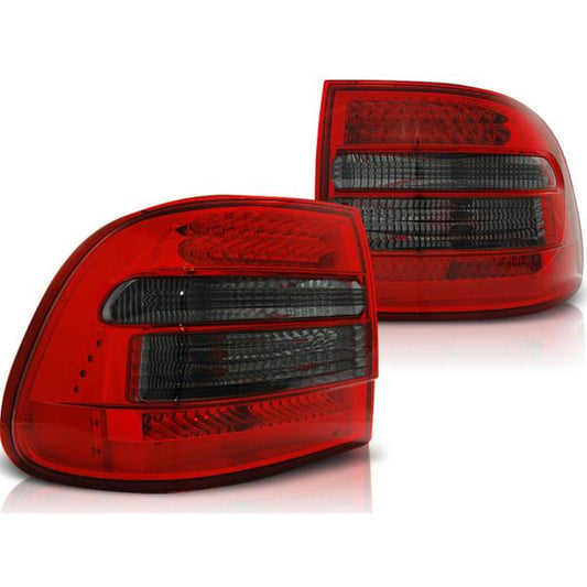 LED Rückleuchten passend für Porsche Cayenne 955 9PA Bj. 02-07 Rot/Smoke
