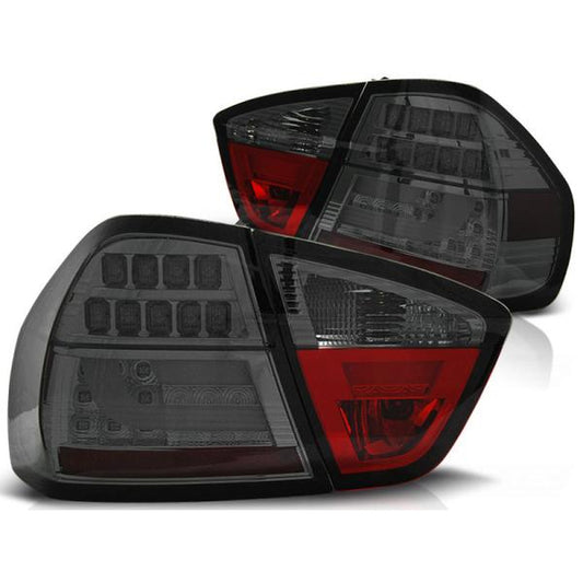 LED Lightbar Rückleuchten passend für BMW E90 Limo Bj. 05-08 Smoke