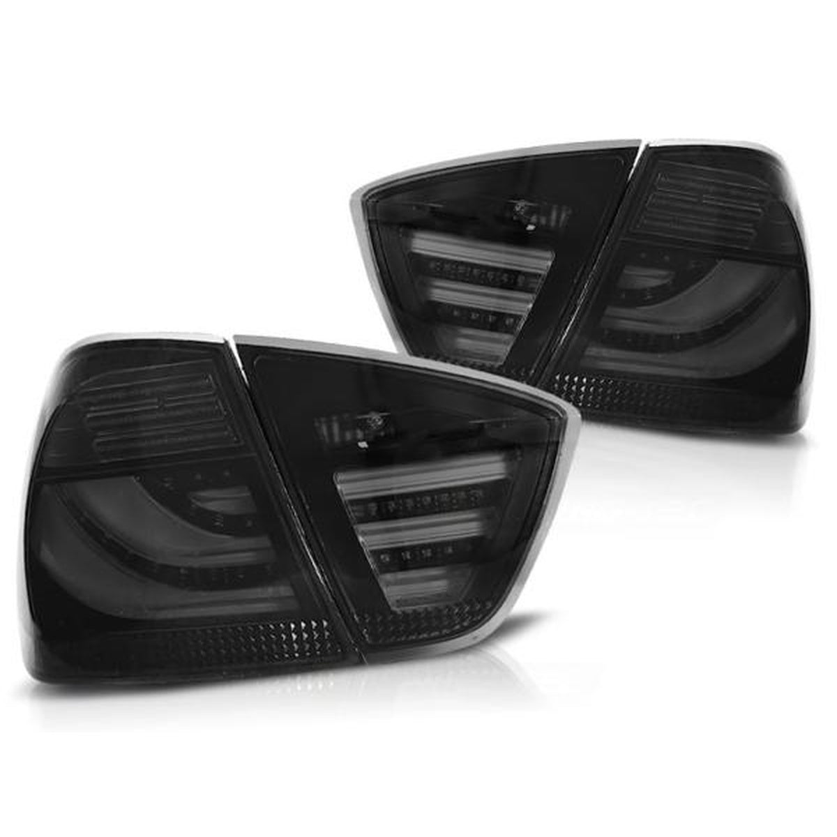 LED Lightbar Rückleuchten passend für BMW E90 Limo Bj. 05-08 Smoke