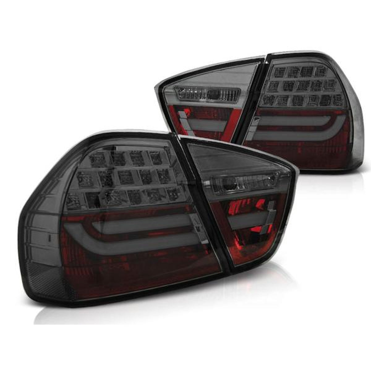 LED Lightbar Rückleuchten passend für BMW E90 Limo Bj. 05-08 Smoke