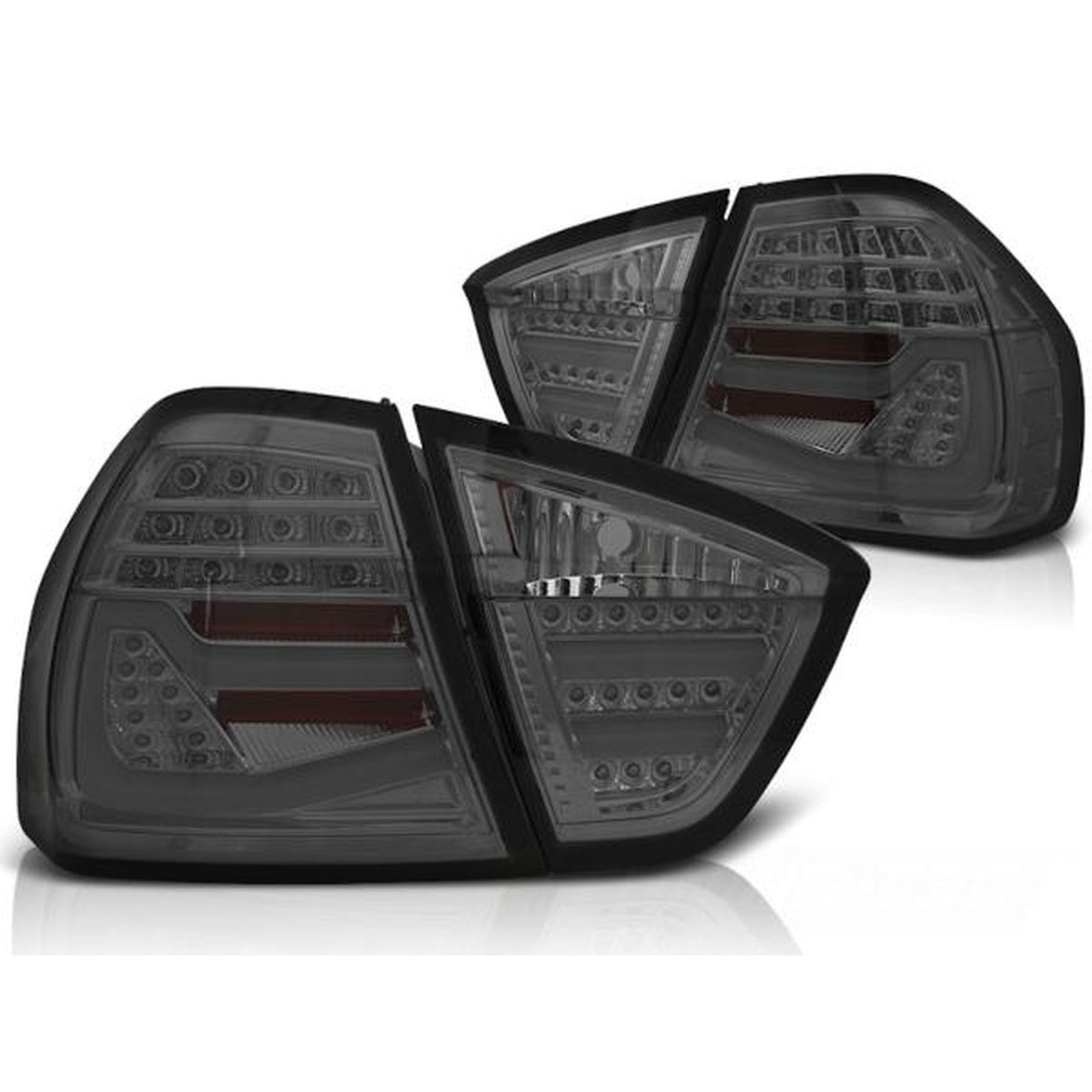 LED Lightbar Rückleuchten passend für BMW E90 Limo Bj. 05-08 Smoke