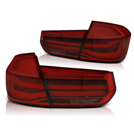 LED Lightbar Rückleuchten passend für BMW F30 Limo 2011–15 Rot