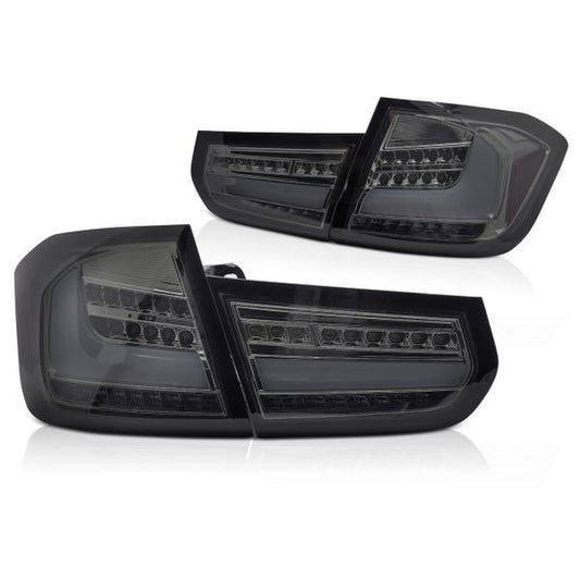 Voll LED Rückleuchten passend für BMW F30 Limo Bj. 11-15 Smoke dynamischer Blinker