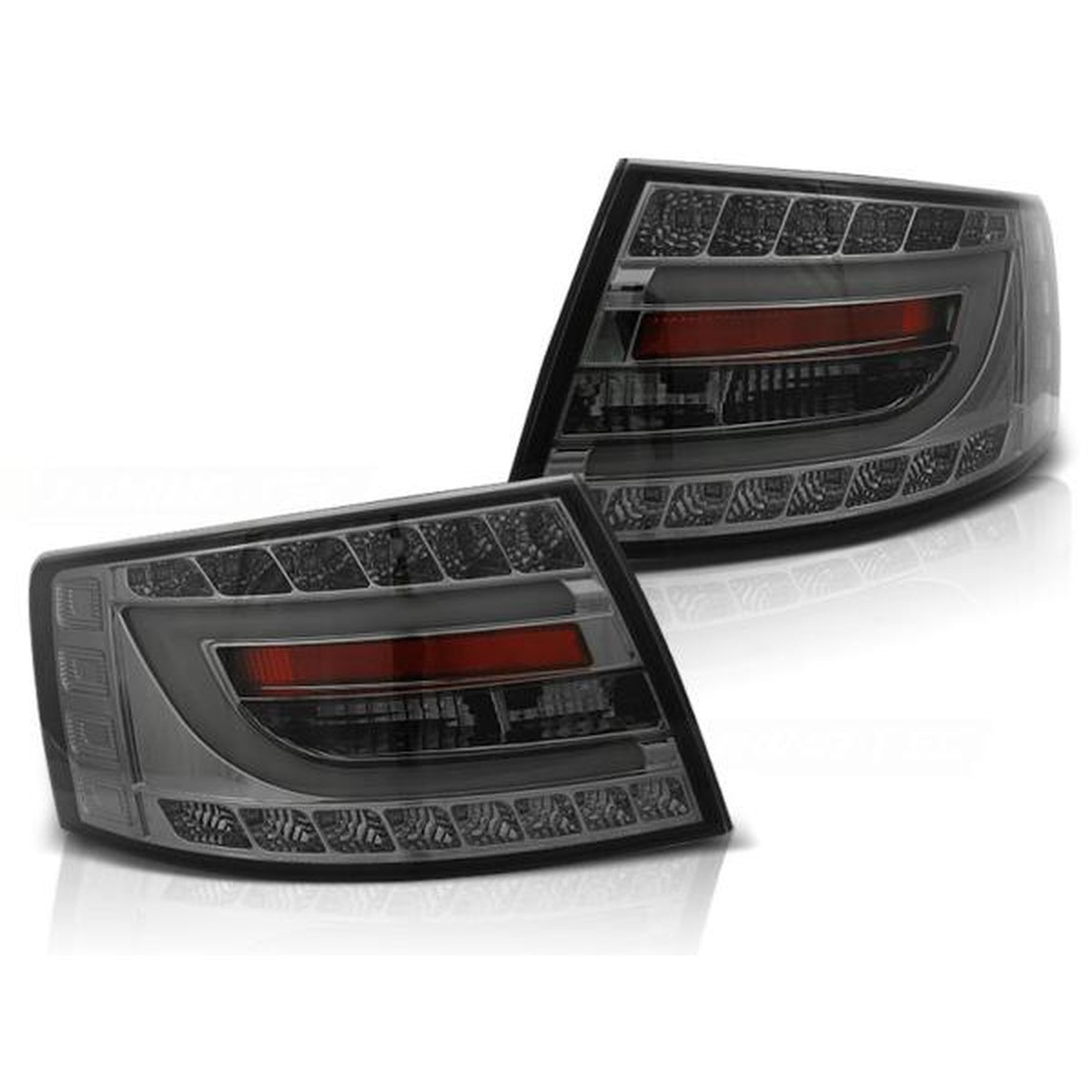 LED Lightbar Rückleuchten passend für Audi A6 C6 4F Limo Bj. 04-08 Smoke 6-PIN