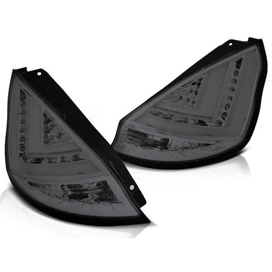 LED Lightbar Rückleuchten passend für Ford Fiesta MK7 Bj. 13-17 Smoke