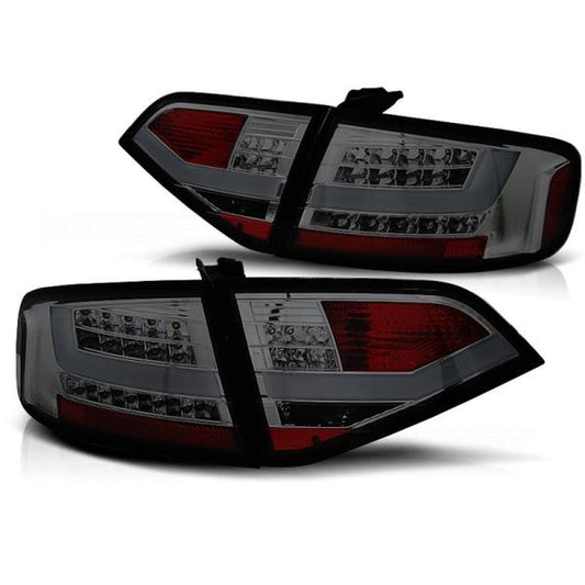 LED Lightbar Rückleuchten passend für Audi A4 B8 (8K) Limo Bj. 08-11 Smoke