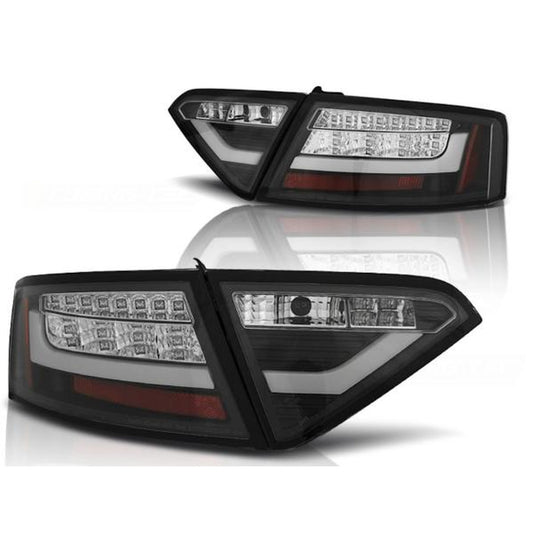 LED Lightbar Rückleuchten passend für Audi A5 Coupe Sportback Bj. 07-11 Schwarz