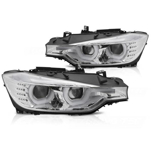Scheinwerfer DRL LED Tagfahrlicht passend für BMW 3er F30 F31 Bj. 11-15 Chrom
