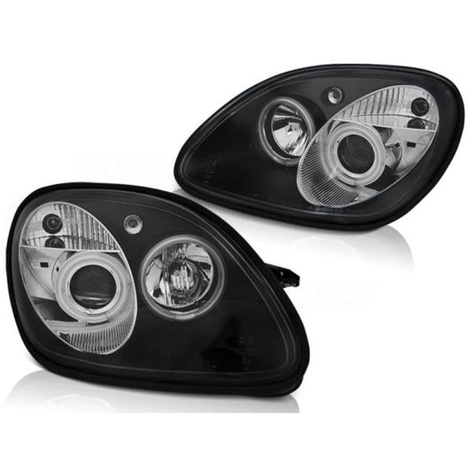 Scheinwerfer CCFL Angel Eyes passend für Mercedes SLK R170 Bj. 96-04 Schwarz