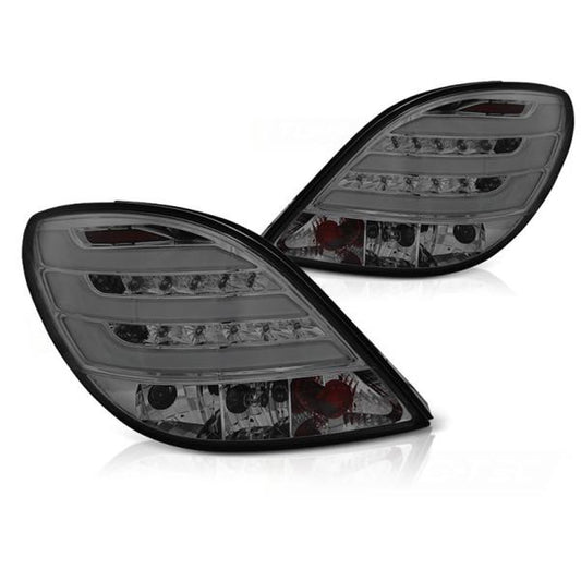 LED Lightbar Rückleuchten passend für Peugeot 207 Bj. 06-09 Smoke