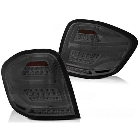 LED Lightbar Rückleuchten passend für Mercedes M-Klasse ML W164 Bj. 05-08 Smoke