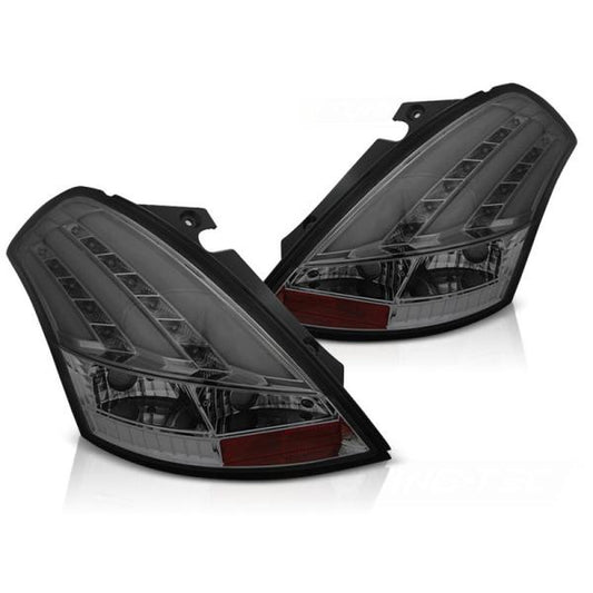 LED Lightbar Rückleuchten passend für Suzuki Swift IV (FZ, NZ) Bj. 10-17 Smoke