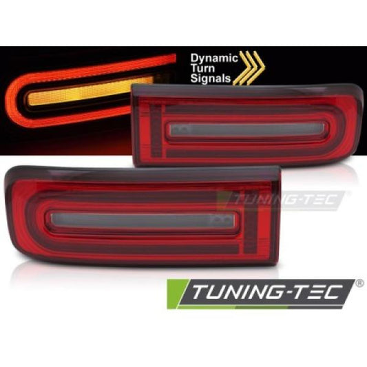 LED-Lightbar-Rückleuchten Rot/Weiß mit dynamischem Blinker passend für Mercedes G-Klasse G550/G63 AMG ab 2018