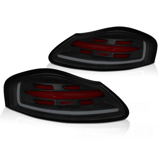 Voll LED Lightbar Rückleuchten Set passend für Porsche Boxster 986 96-04 Smoke