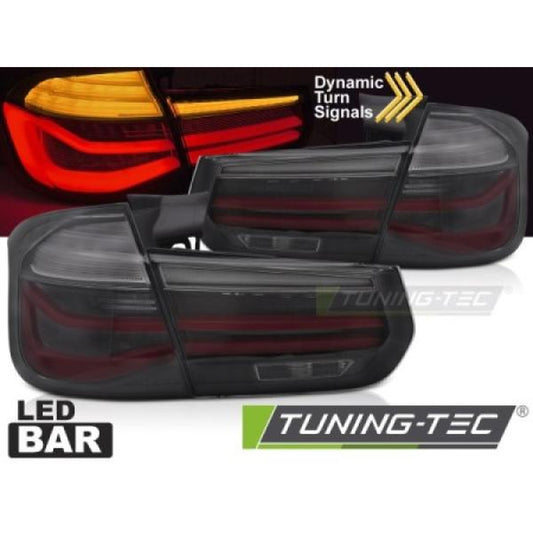 Feux arrière à barre LED pour BMW Série 3 F31 Touring 2011-18 noir/fumé