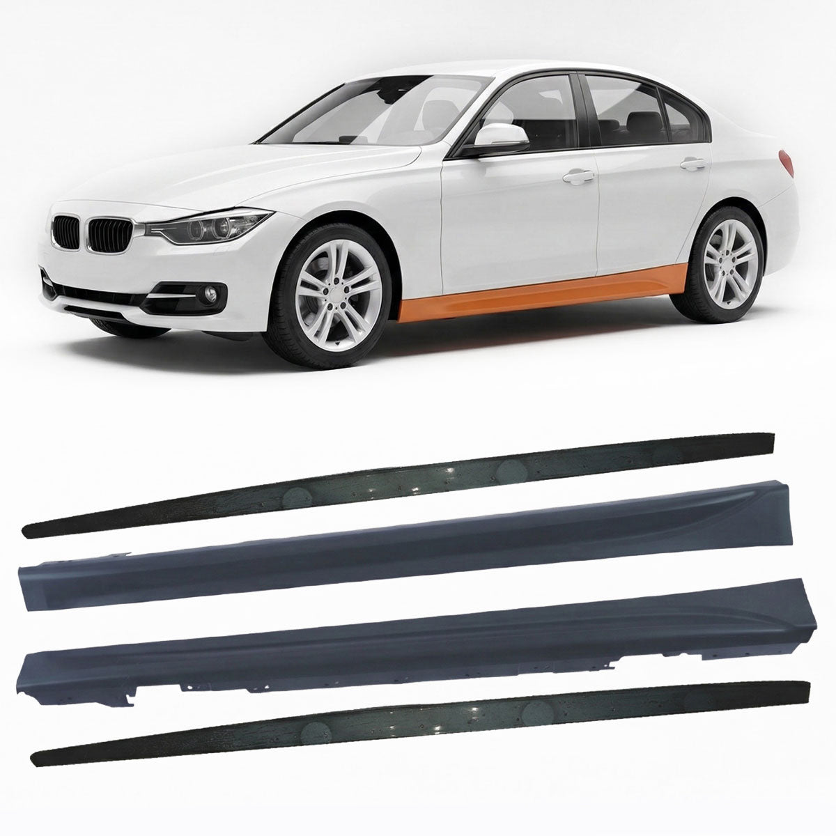 Seitenschweller passend für BMW 3er F30 Limousine F31 Touring 2011-2018 – Ansicht 1